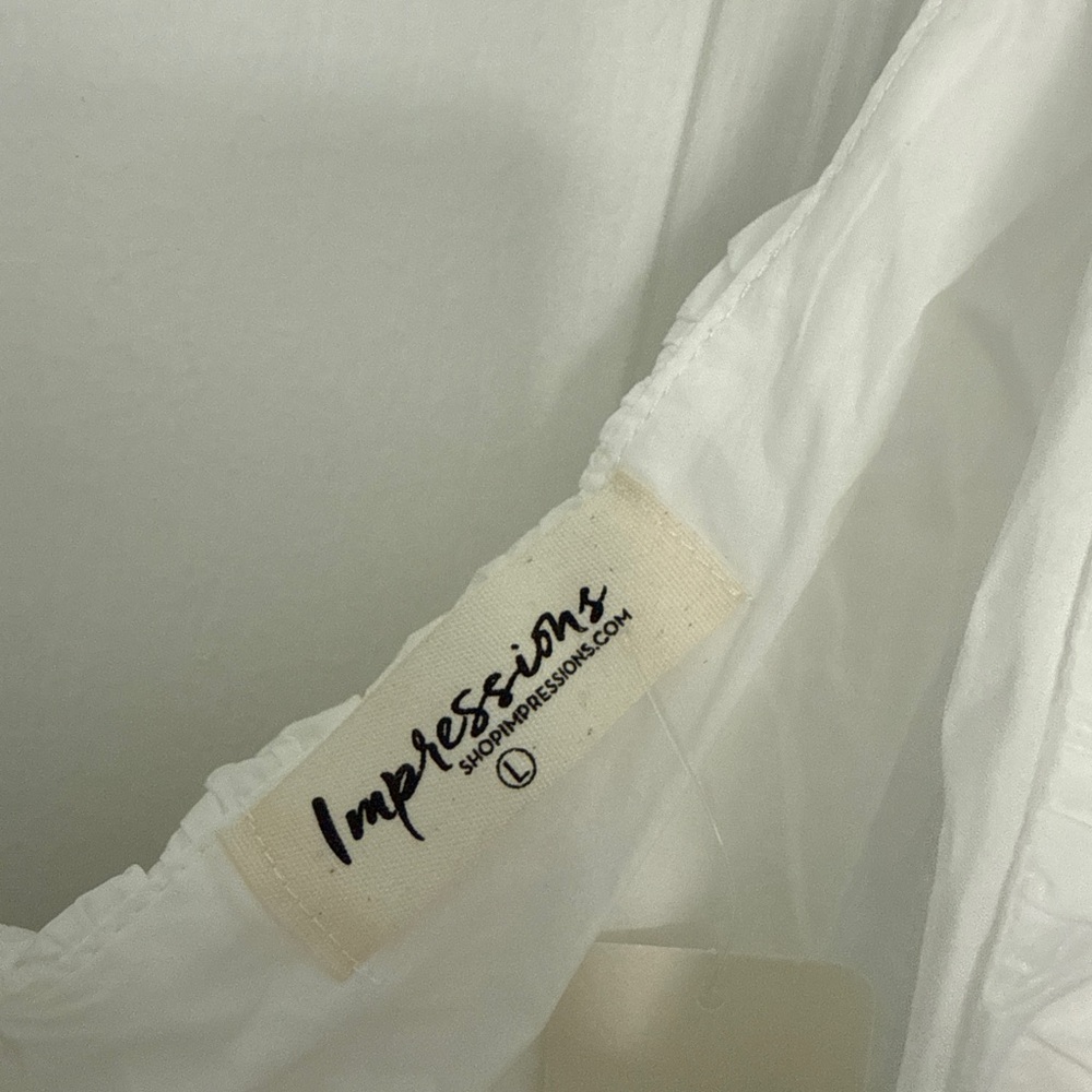 White Ruffled Mini Dress - Picture 5 of 8